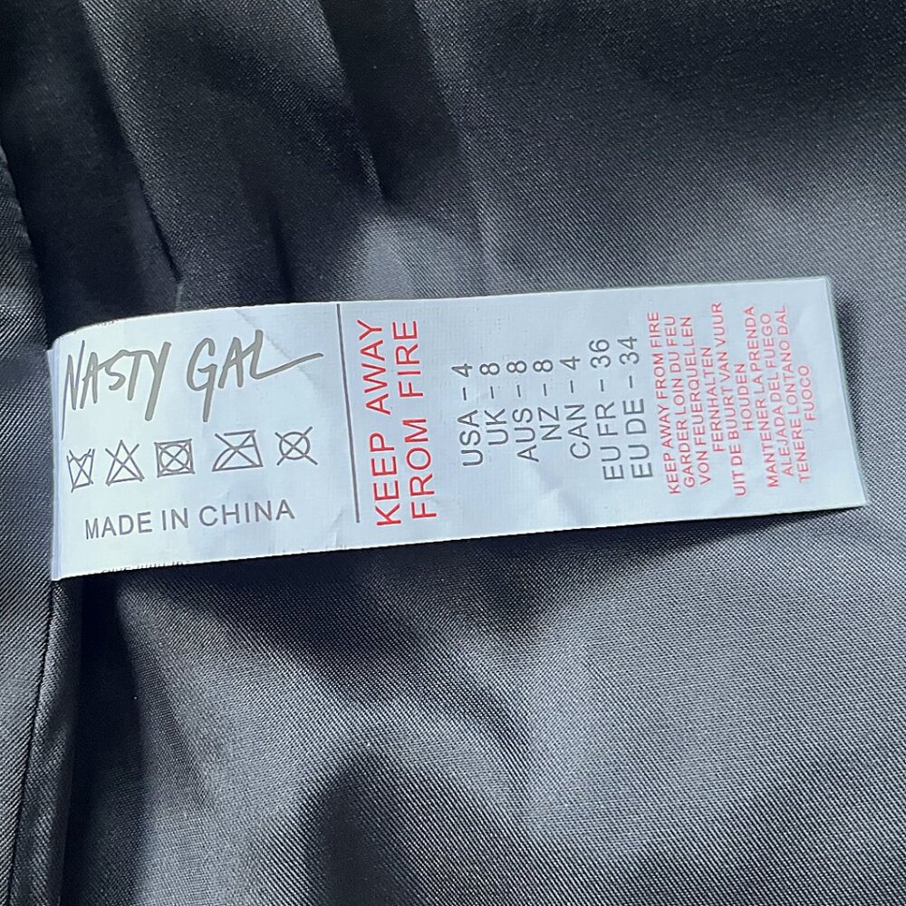 Nasty Gal X Jaydee Blanca Faux Leather Moto Jacket – NEW - Picture 11 of 14